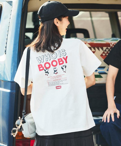 CHUMS×FREAK'S STORE/巧妙設計/印花背部 圓領 T恤 / WHO IS BOOBY