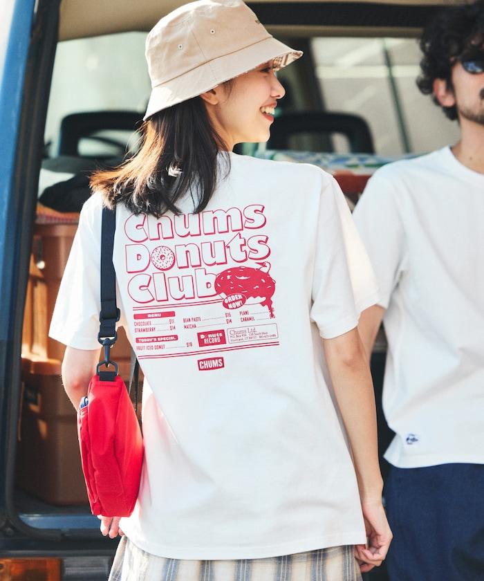 CHUMS×FREAK'S STORE/巧克力 聯名 背面印花 圓領 T恤 / 甜甜圈 俱樂部