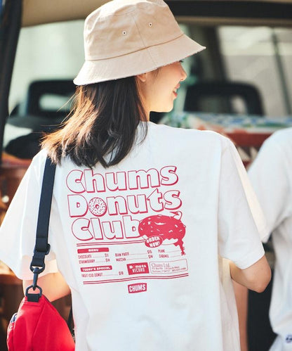 CHUMS×FREAK'S STORE/巧克力 聯名 背面印花 圓領 T恤 / 甜甜圈 俱樂部