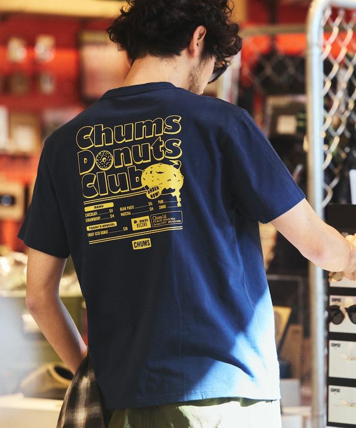 CHUMS×FREAK'S STORE/巧克力 聯名 背面印花 圓領 T恤 / 甜甜圈 俱樂部