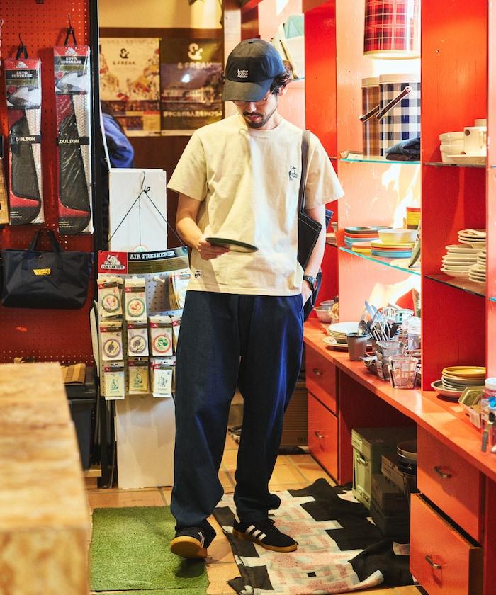 CHUMS×FREAK'S STORE 特別版 歷史 背面印花 圓領T恤