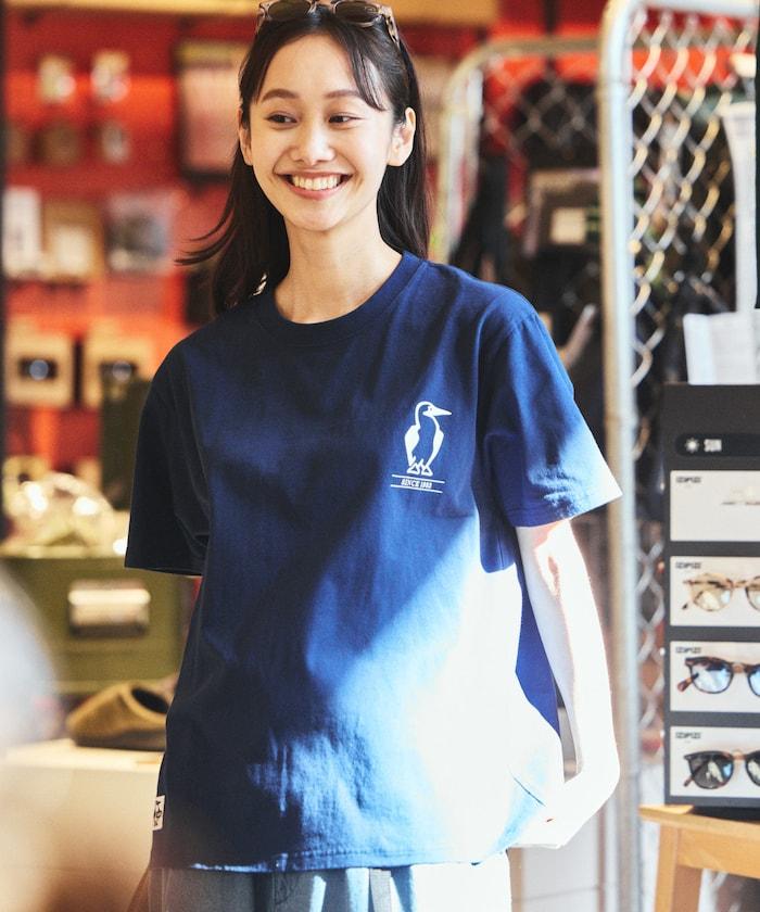 CHUMS×FREAK'S STORE/差異注 背面印花 圓領 T恤 / Hang with Booby