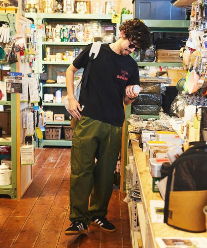 CHUMS×FREAK'S STORE/巧妙設計/印花背部 圓領 T恤 / WHO IS BOOBY