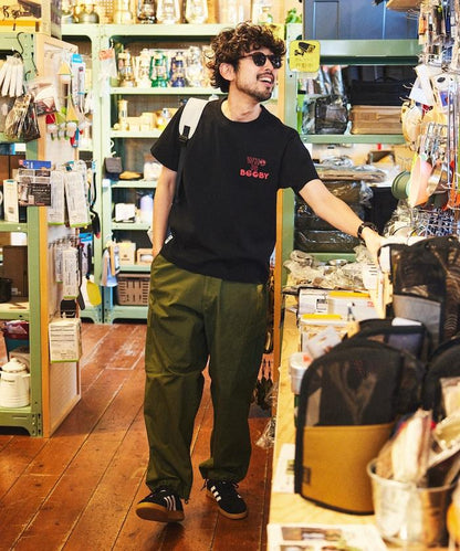 CHUMS×FREAK'S STORE/巧妙設計/印花背部 圓領 T恤 / WHO IS BOOBY