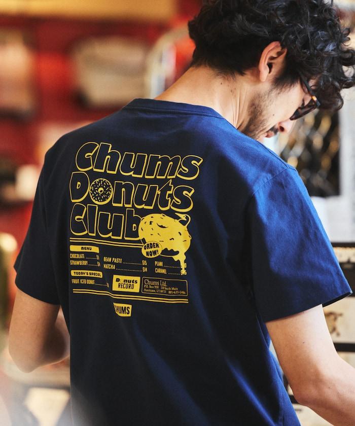 CHUMS×FREAK'S STORE/巧克力 聯名 背面印花 圓領 T恤 / 甜甜圈 俱樂部