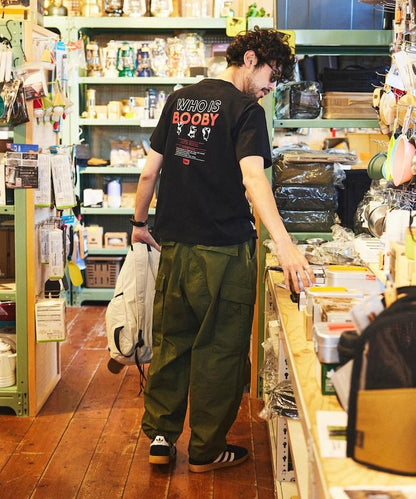CHUMS×FREAK'S STORE/巧妙設計/印花背部 圓領 T恤 / WHO IS BOOBY