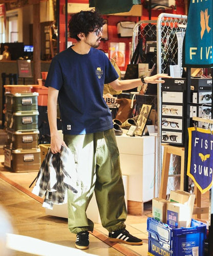 CHUMS×FREAK'S STORE/巧克力 聯名 背面印花 圓領 T恤 / 甜甜圈 俱樂部