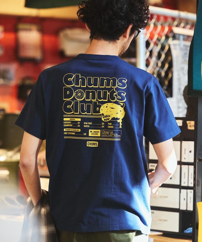 CHUMS×FREAK'S STORE/巧克力 聯名 背面印花 圓領 T恤 / 甜甜圈 俱樂部