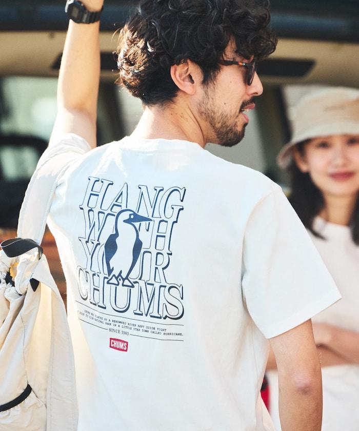 CHUMS×FREAK'S STORE/差異注 背面印花 圓領 T恤 / Hang with Booby
