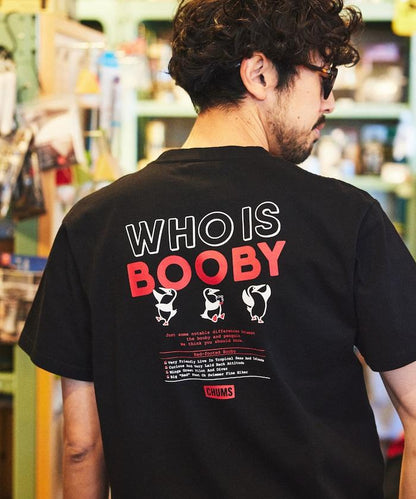 CHUMS×FREAK'S STORE/巧妙設計/印花背部 圓領 T恤 / WHO IS BOOBY