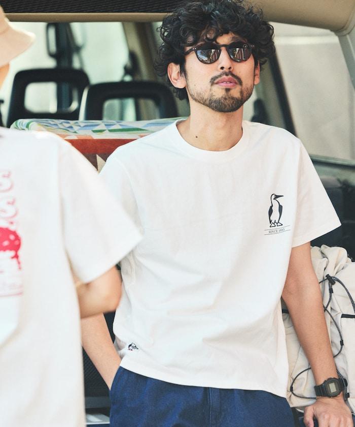 CHUMS×FREAK'S STORE/差異注 背面印花 圓領 T恤 / Hang with Booby