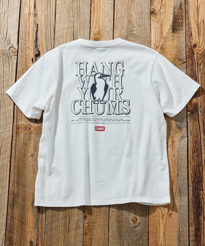 CHUMS×FREAK'S STORE/差異注 背面印花 圓領 T恤 / Hang with Booby