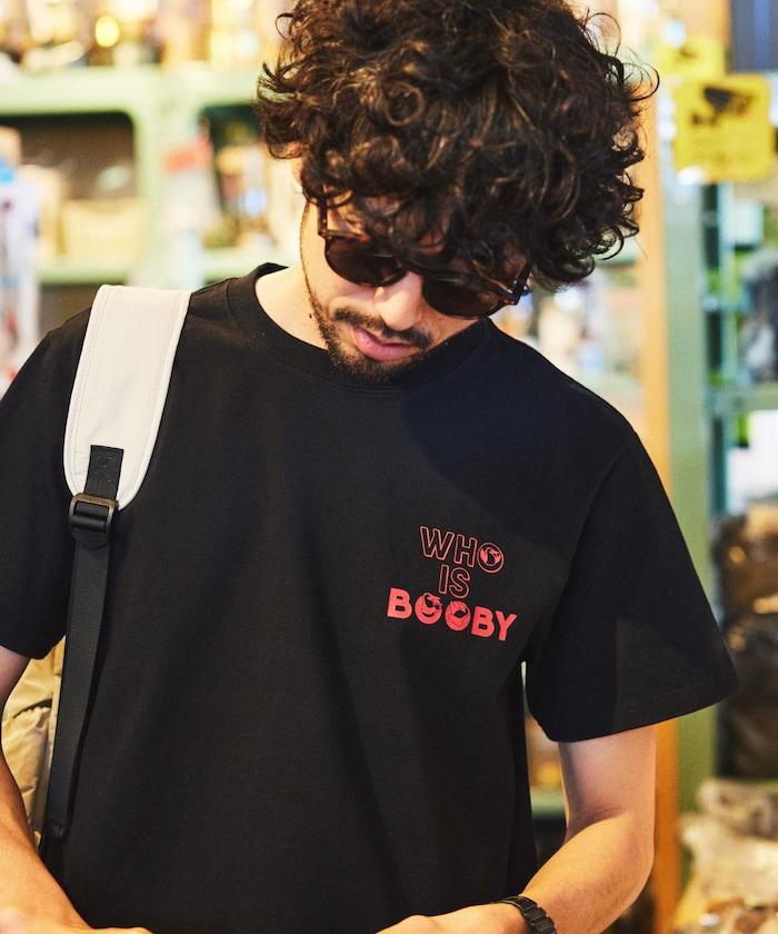 CHUMS×FREAK'S STORE/巧妙設計/印花背部 圓領 T恤 / WHO IS BOOBY