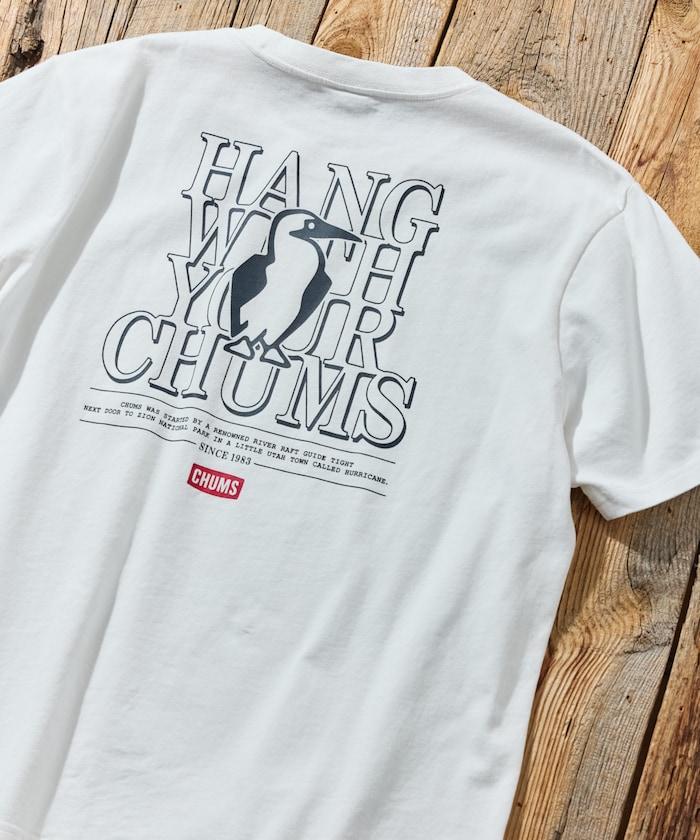 CHUMS×FREAK'S STORE/差異注 背面印花 圓領 T恤 / Hang with Booby