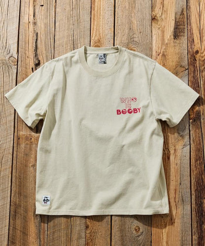 CHUMS×FREAK'S STORE/巧妙設計/印花背部 圓領 T恤 / WHO IS BOOBY
