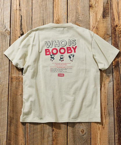 CHUMS×FREAK'S STORE/巧妙設計/印花背部 圓領 T恤 / WHO IS BOOBY