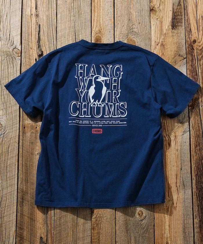 CHUMS×FREAK'S STORE/差異注 背面印花 圓領 T恤 / Hang with Booby