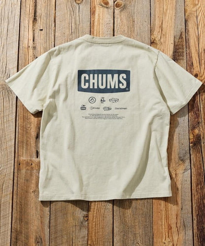 CHUMS×FREAK'S STORE 特別版 歷史 背面印花 圓領T恤