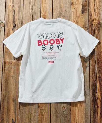 CHUMS×FREAK'S STORE/巧妙設計/印花背部 圓領 T恤 / WHO IS BOOBY