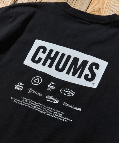 CHUMS×FREAK'S STORE 特別版 歷史 背面印花 圓領T恤