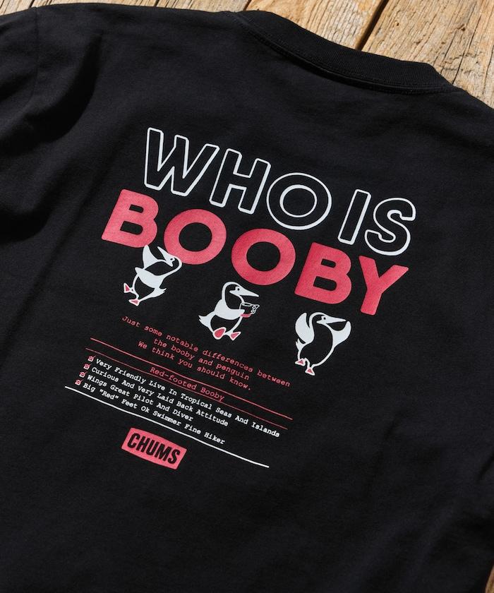 CHUMS×FREAK'S STORE/巧妙設計/印花背部 圓領 T恤 / WHO IS BOOBY