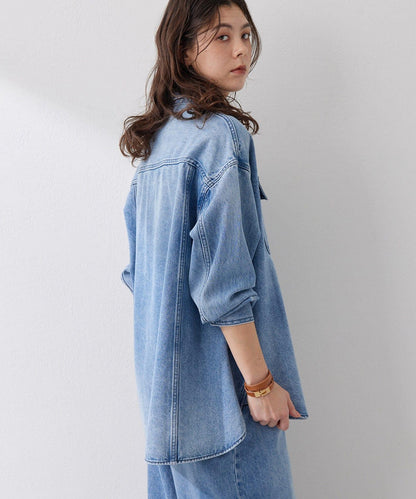 水滴牛仔襯衫