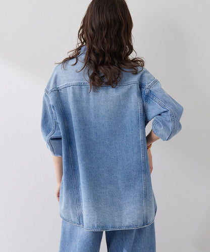 水滴牛仔襯衫