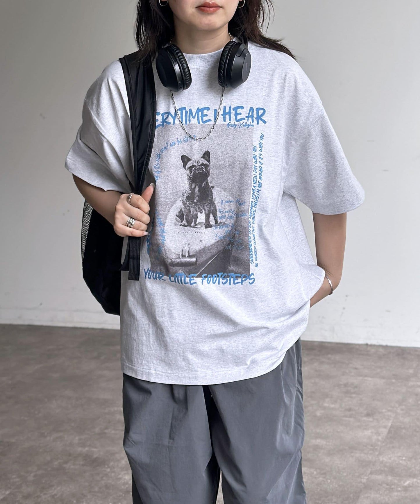 衝浪狗印花T恤