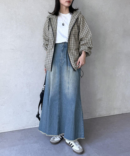 8盎司牛仔美人魚裙