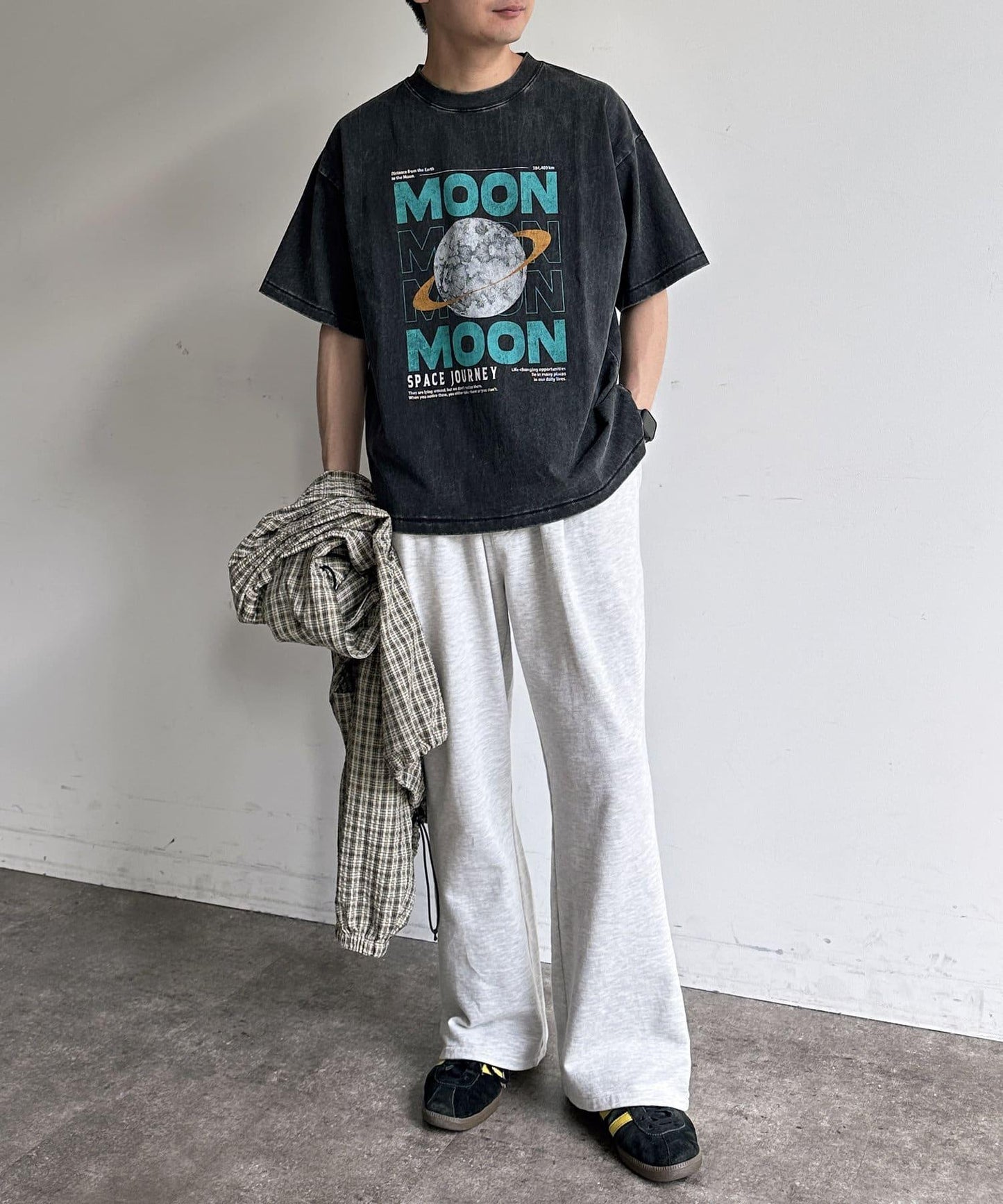 粉末處理復古風T-shirt