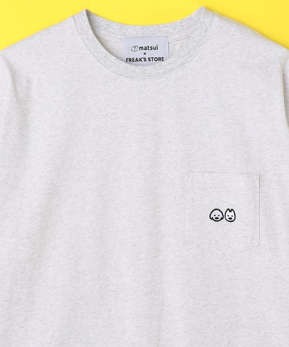 matsui×FREAK'S STORE 聯名「狗狗」口袋 圓領 短袖T恤