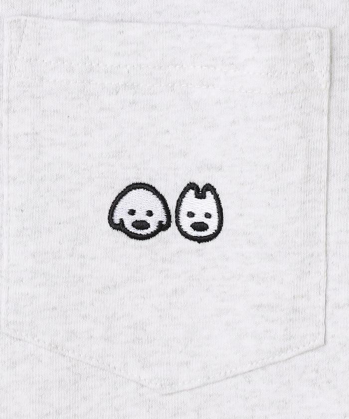 matsui×FREAK'S STORE 聯名「狗狗」口袋 圓領 短袖T恤