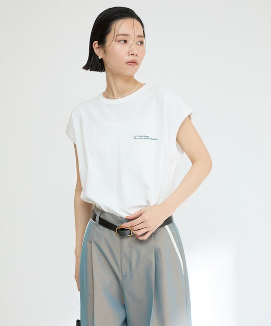 基礎logo法式短袖T恤