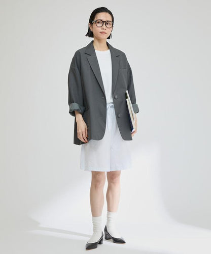 基礎logo條紋短褲