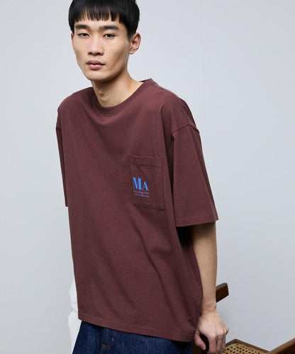 MA概念印花口袋T恤