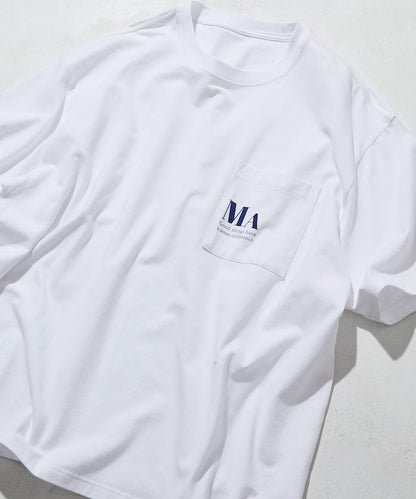 MA概念印花口袋T恤