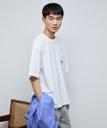 MA概念印花口袋T恤