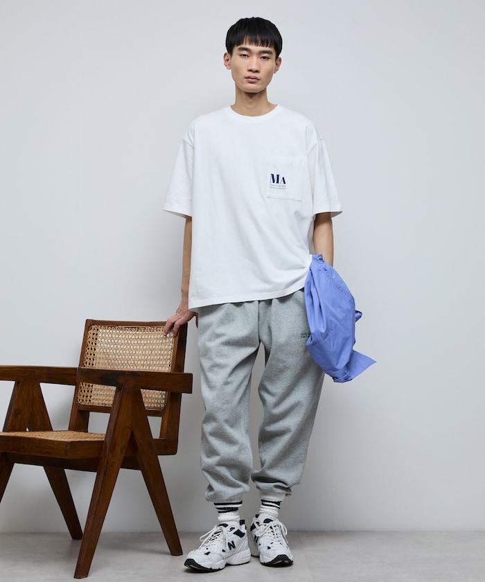 MA概念印花口袋T恤
