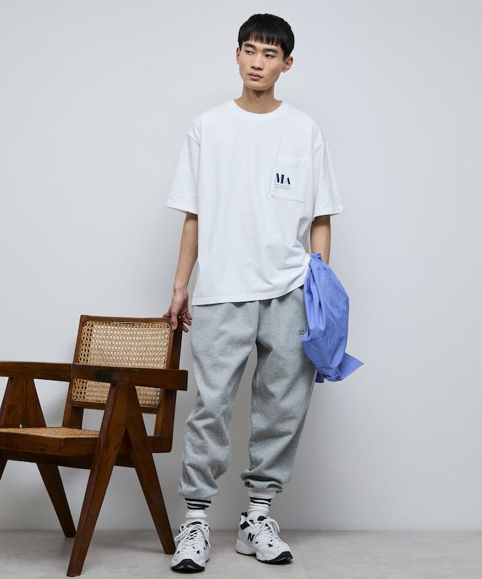 MA概念印花口袋T恤