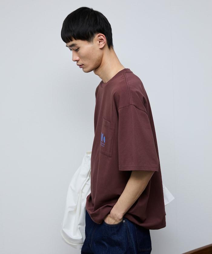 MA概念印花口袋T恤