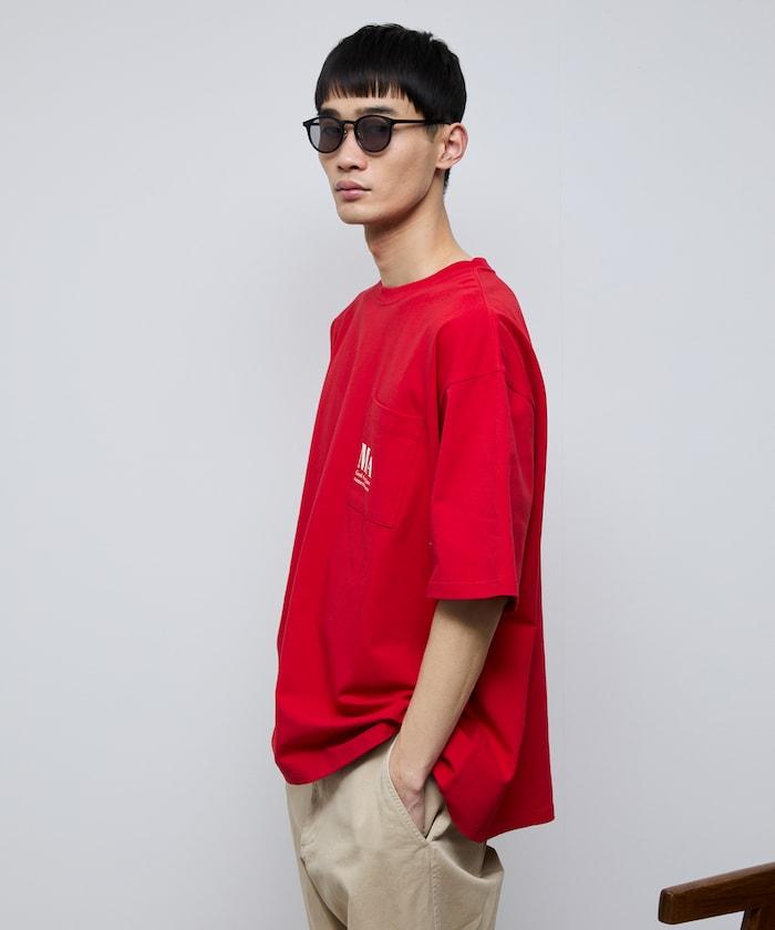 MA概念印花口袋T恤