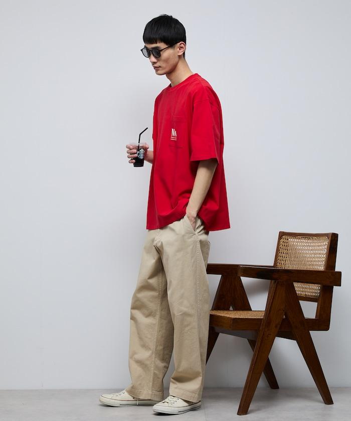 MA概念印花口袋T恤