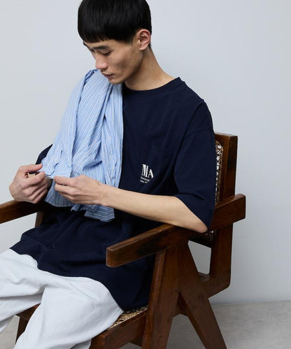 MA概念印花口袋T恤