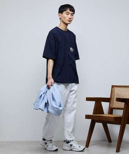 MA概念印花口袋T恤