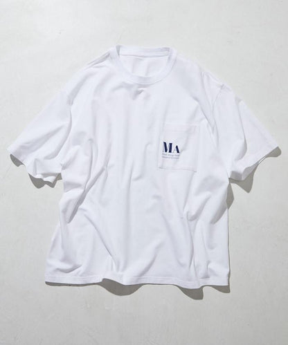 MA概念印花口袋T恤