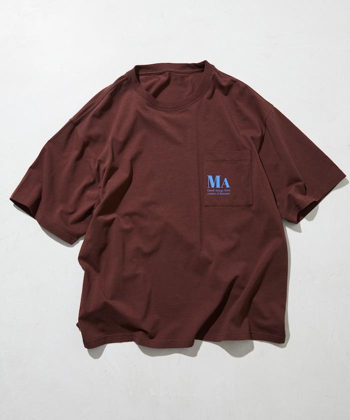 MA概念印花口袋T恤
