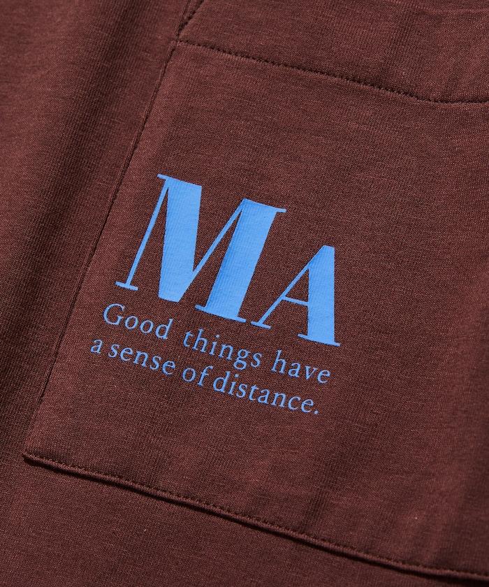 MA概念印花口袋T恤