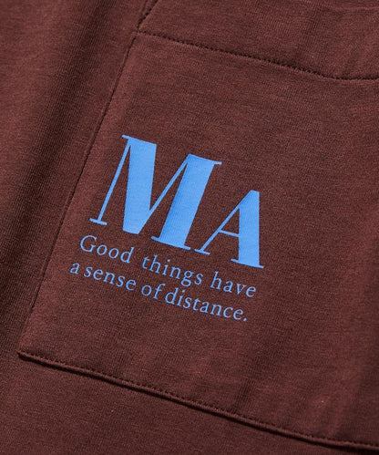 MA概念印花口袋T恤