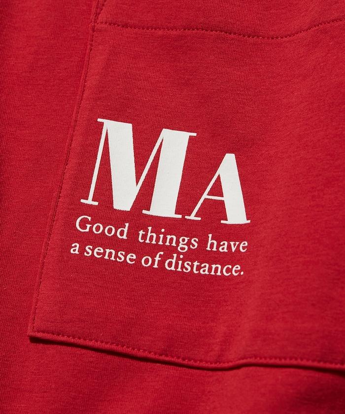 MA概念印花口袋T恤