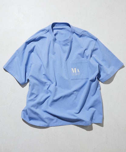 MA概念印花口袋T恤